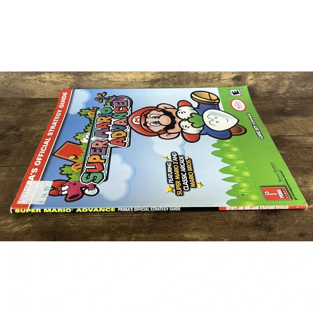Super Mario Advance Prima Official Strategy Guide Nintendo Game Boy Advance